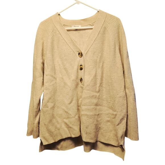 Madewell Sweaters - Madewell Ribbed Lyle Merino Wool Blend Pullover Sweater